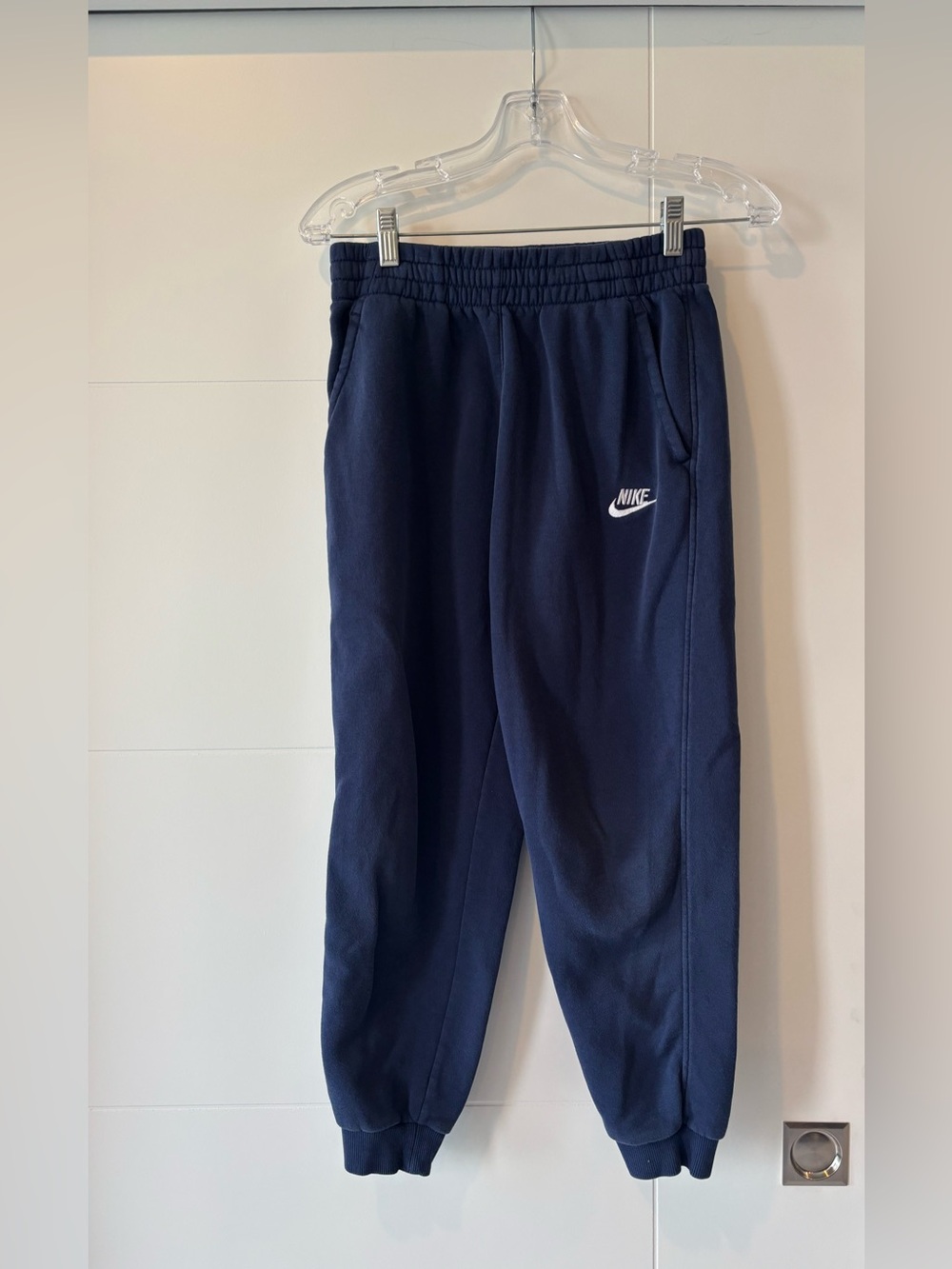 *2 Pairs*Nike Kids Joggers :Navy / Light Grey Size Large